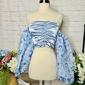 NEW Floral Silk Blouse